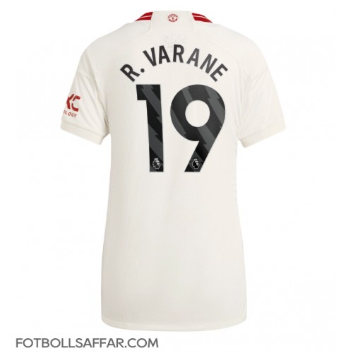 Manchester United Raphael Varane #19 Tredjeställ Dam 2023-24 Kortärmad
